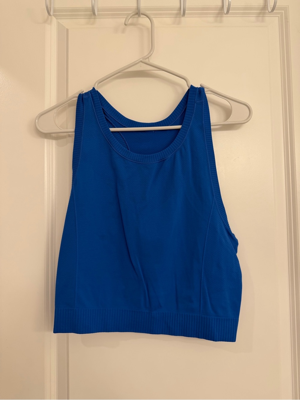 Old Navy Royal Blue Ribbed Crop Tank